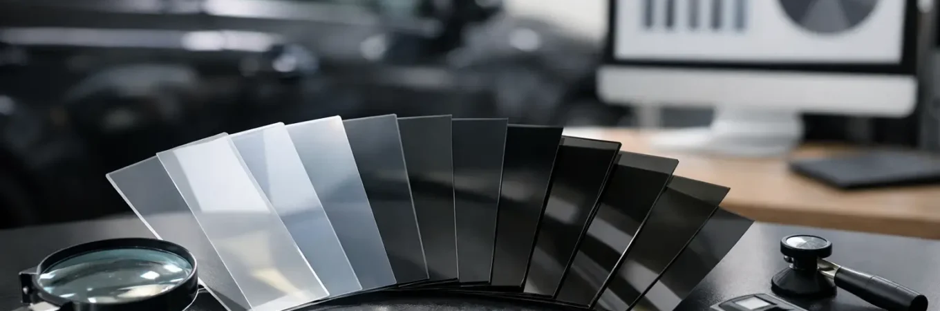 Tint Shade Percentage Chart Explained