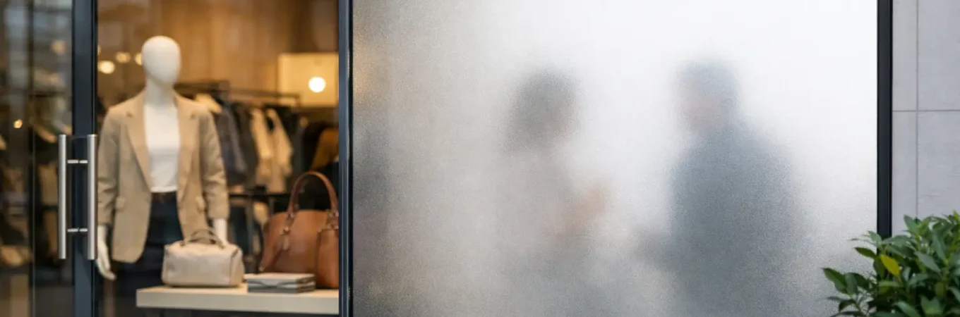 Retail Privacy Film for Storefronts and Shops